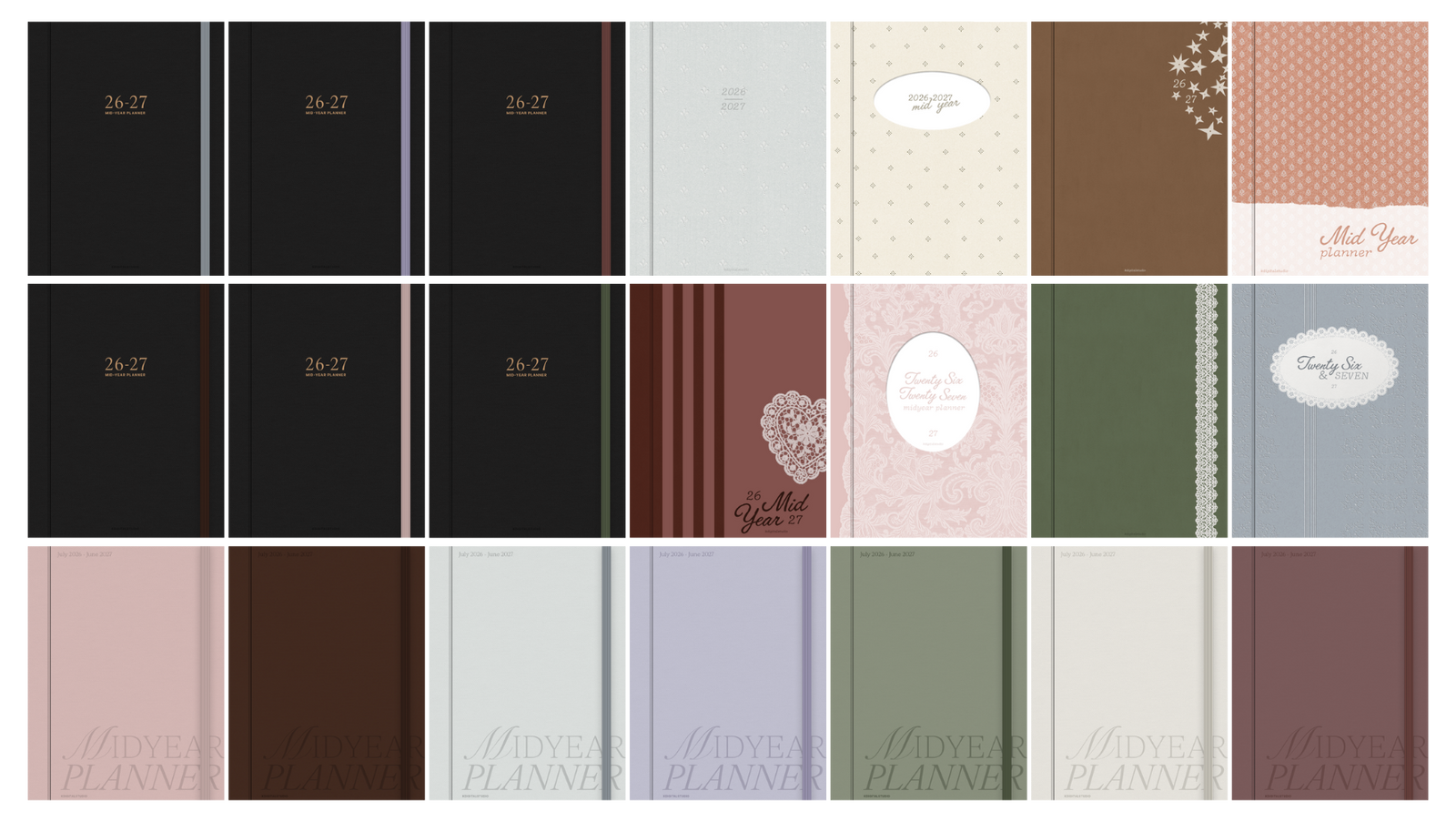 download planner covers