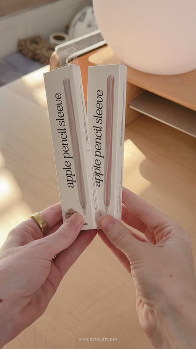 Apple Pencil Sleeve in Dreamy Sands