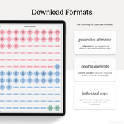 Academic Icons & Labels (Rainbow Jelly) Digital Stickers