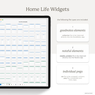 Home Life Widgets in Rainbow Jelly KDigitalStudio
