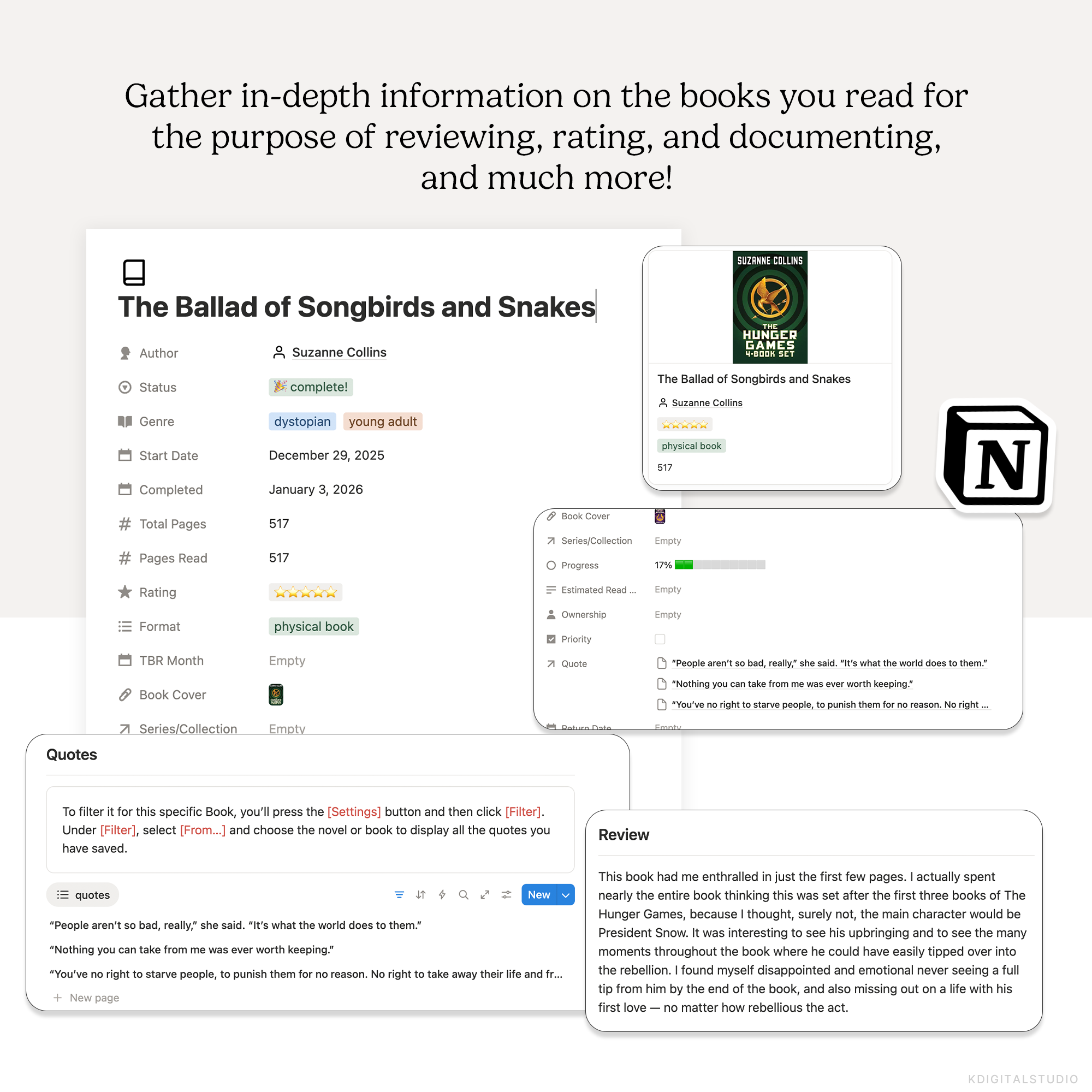 Reading Realm Notion System