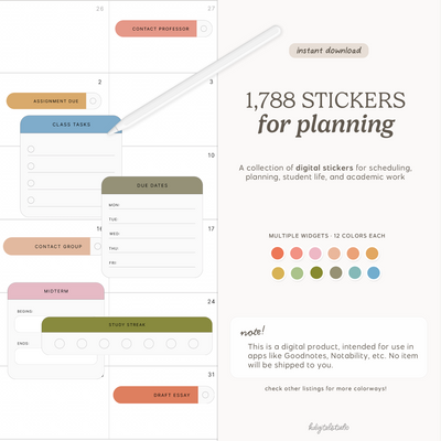 Student Widgets in Retro Rainbow KDigitalStudio