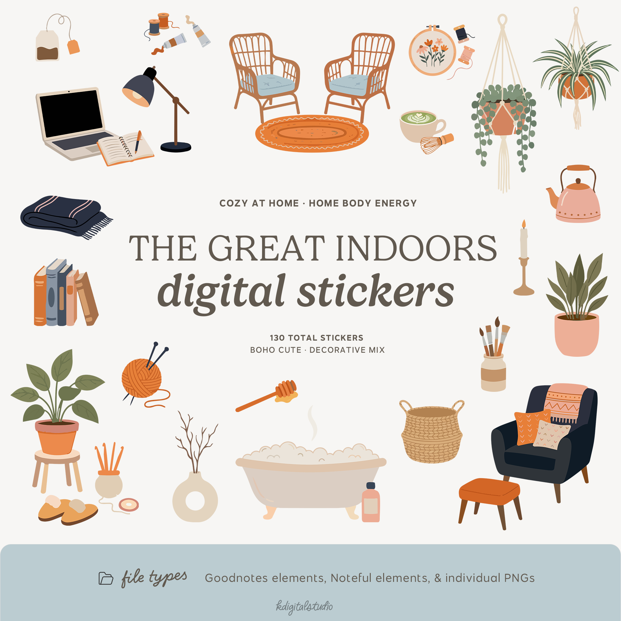 The Great Indoors Digital Stickers KDigitalStudio