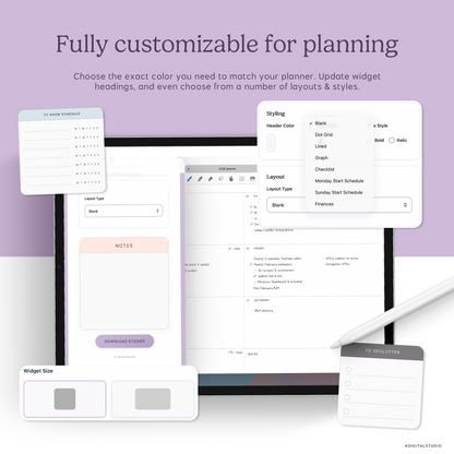 Interactive Widget Builder