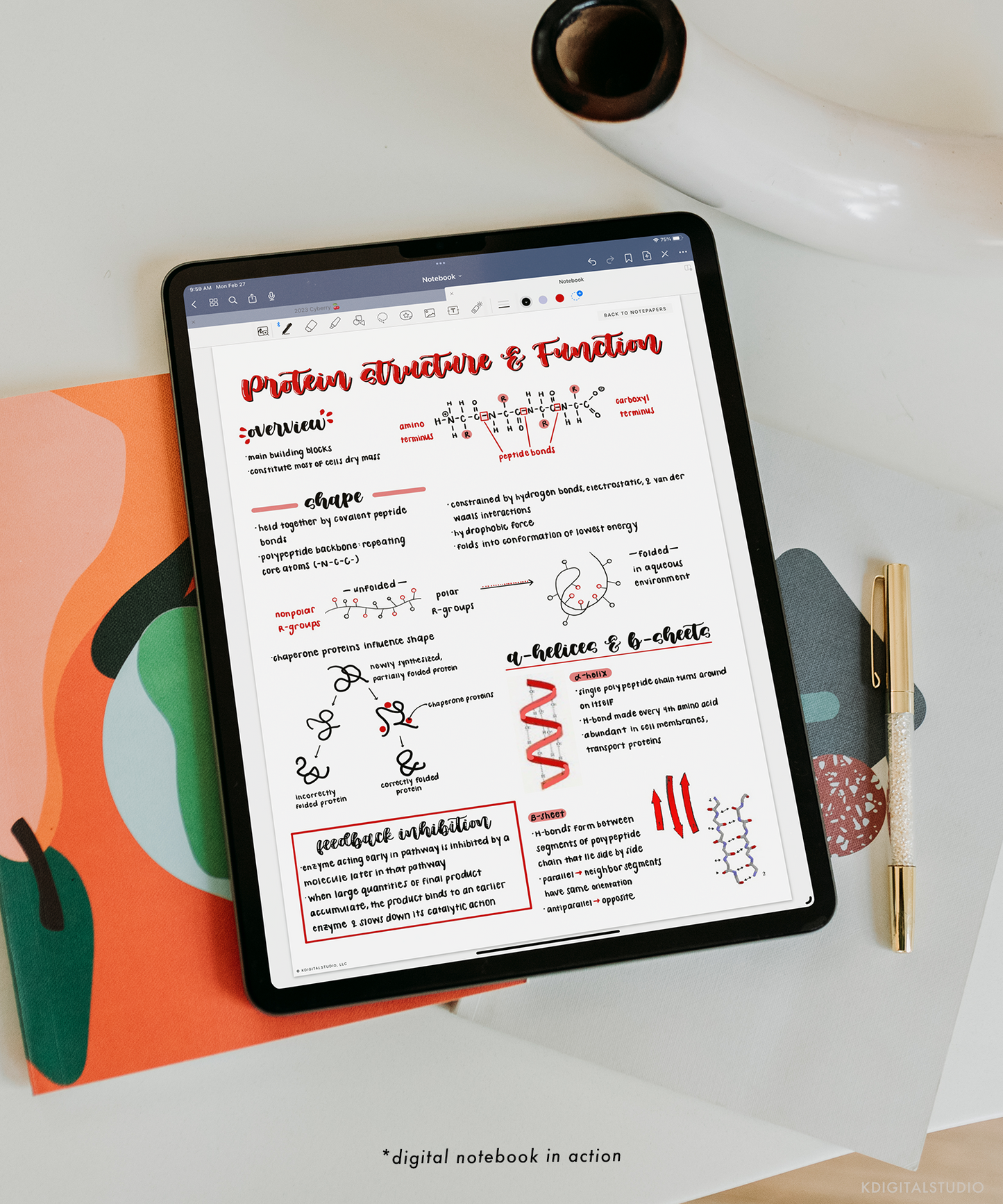 Cuaderno digital cibernético