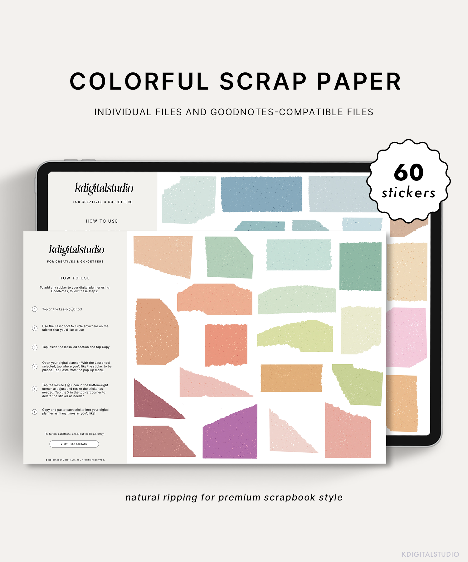 Colorful Scrap Paper – KDigitalStudio