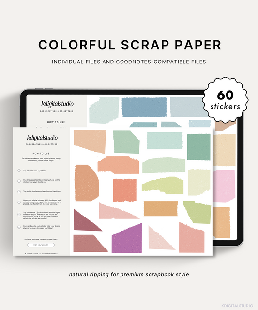 Colorful Scrap Paper