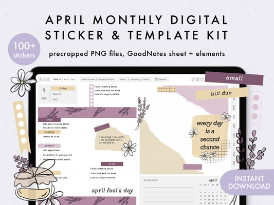 April Monthly Digital Kit (2022-2023)