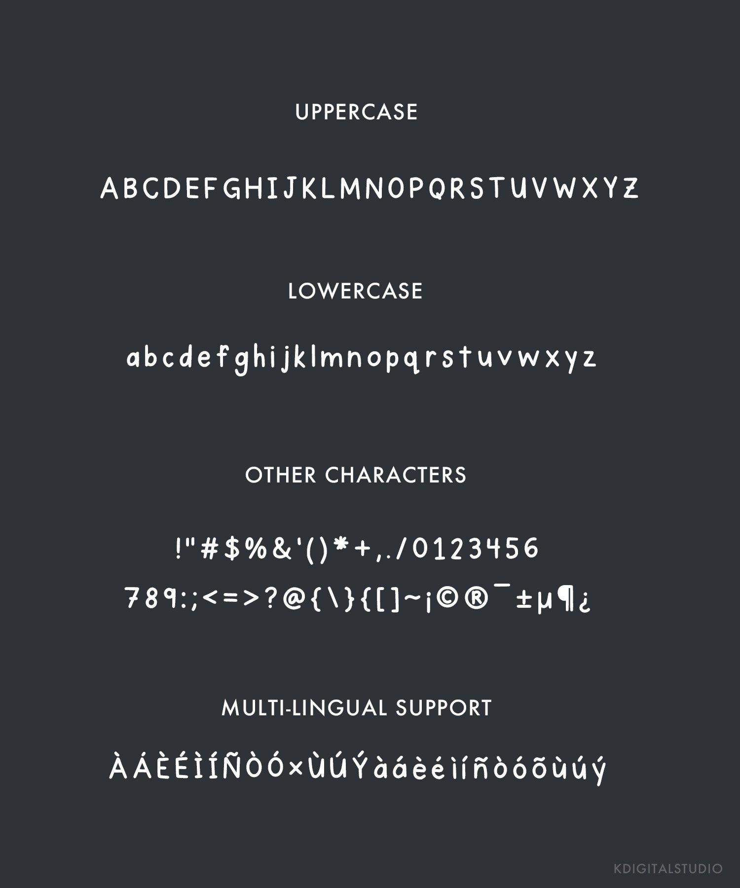 KDigitalStudio Font