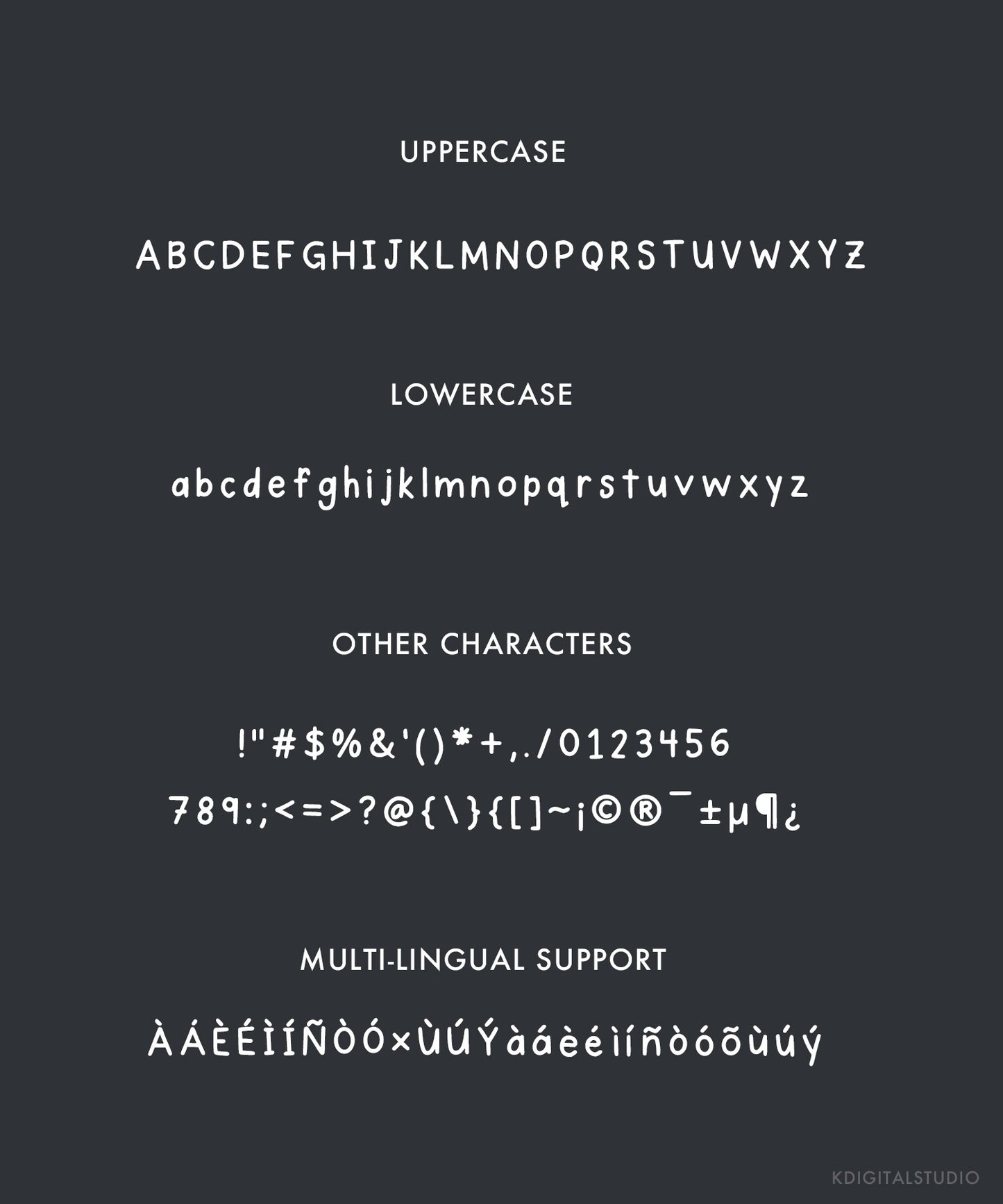 KDigitalStudio Font