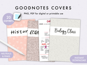 Pink Neutrals GoodNotes Covers