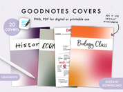 Gradients GoodNotes Covers