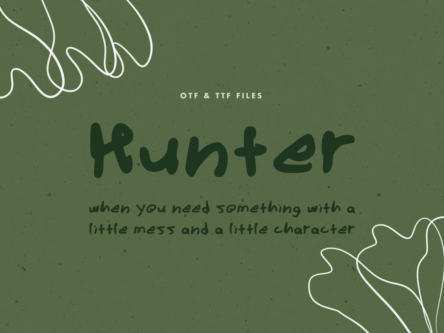 Hunter Font