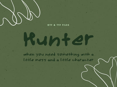 Hunter Font KDigitalStudio