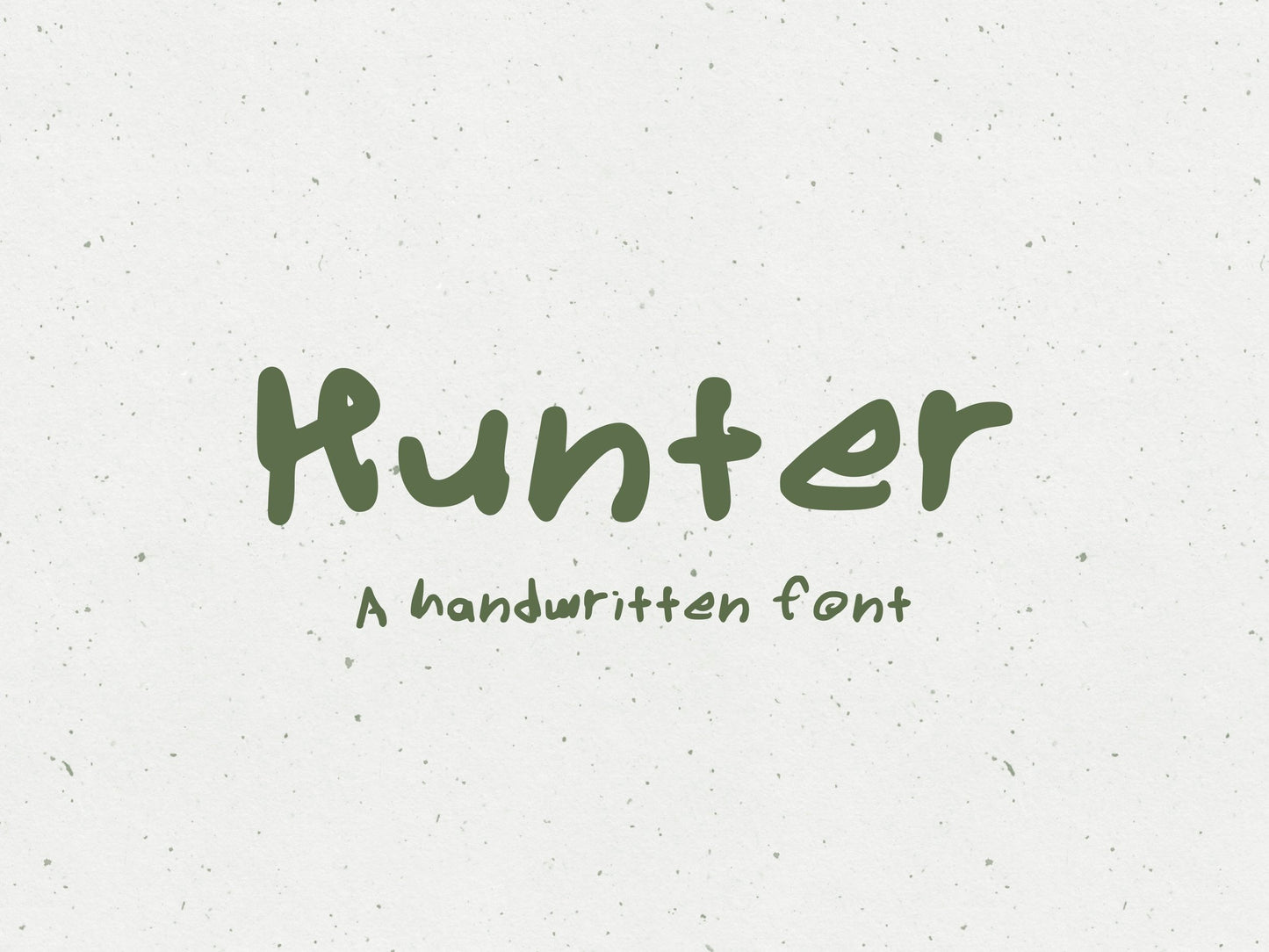 Hunter Font