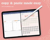 Date Dots Digital Stickers
