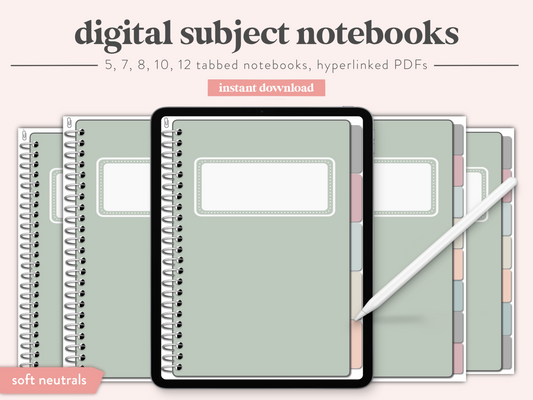 Digital Subject Notebooks