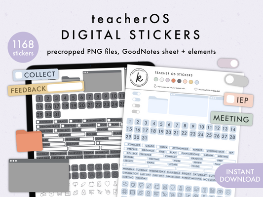 teacherOS Stickers