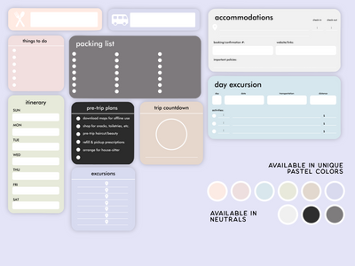 Travel Widgets