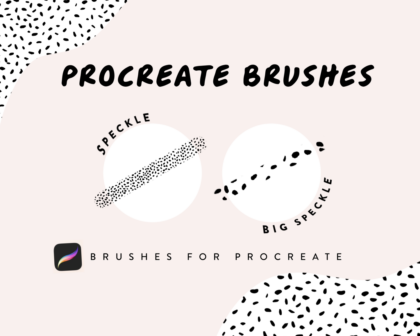 Speckle Procreate Brush Duo