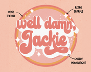 70s Lettering Brush and Stamp Set for Procreate
