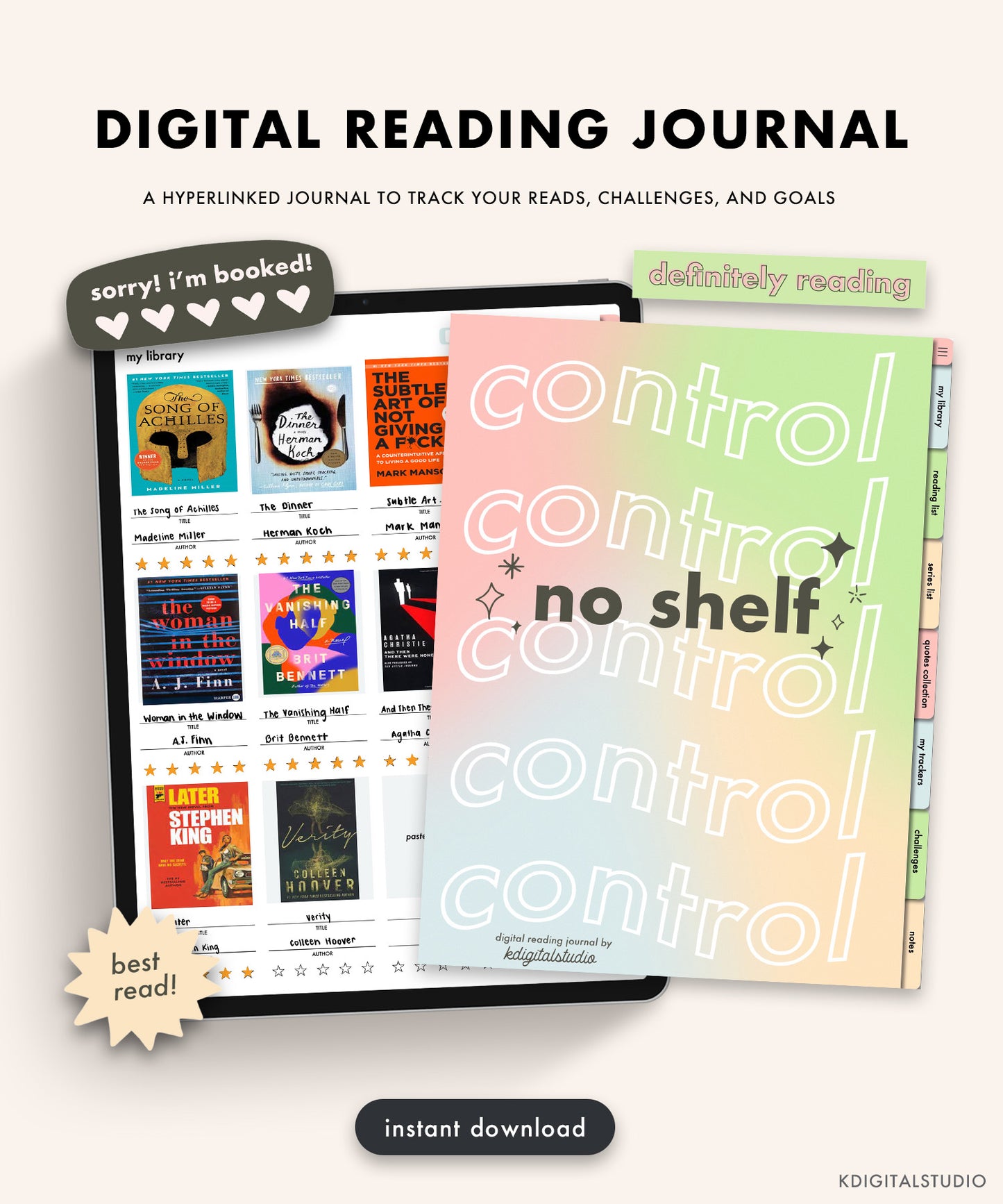 Digital Reading Journal – KDigitalStudio