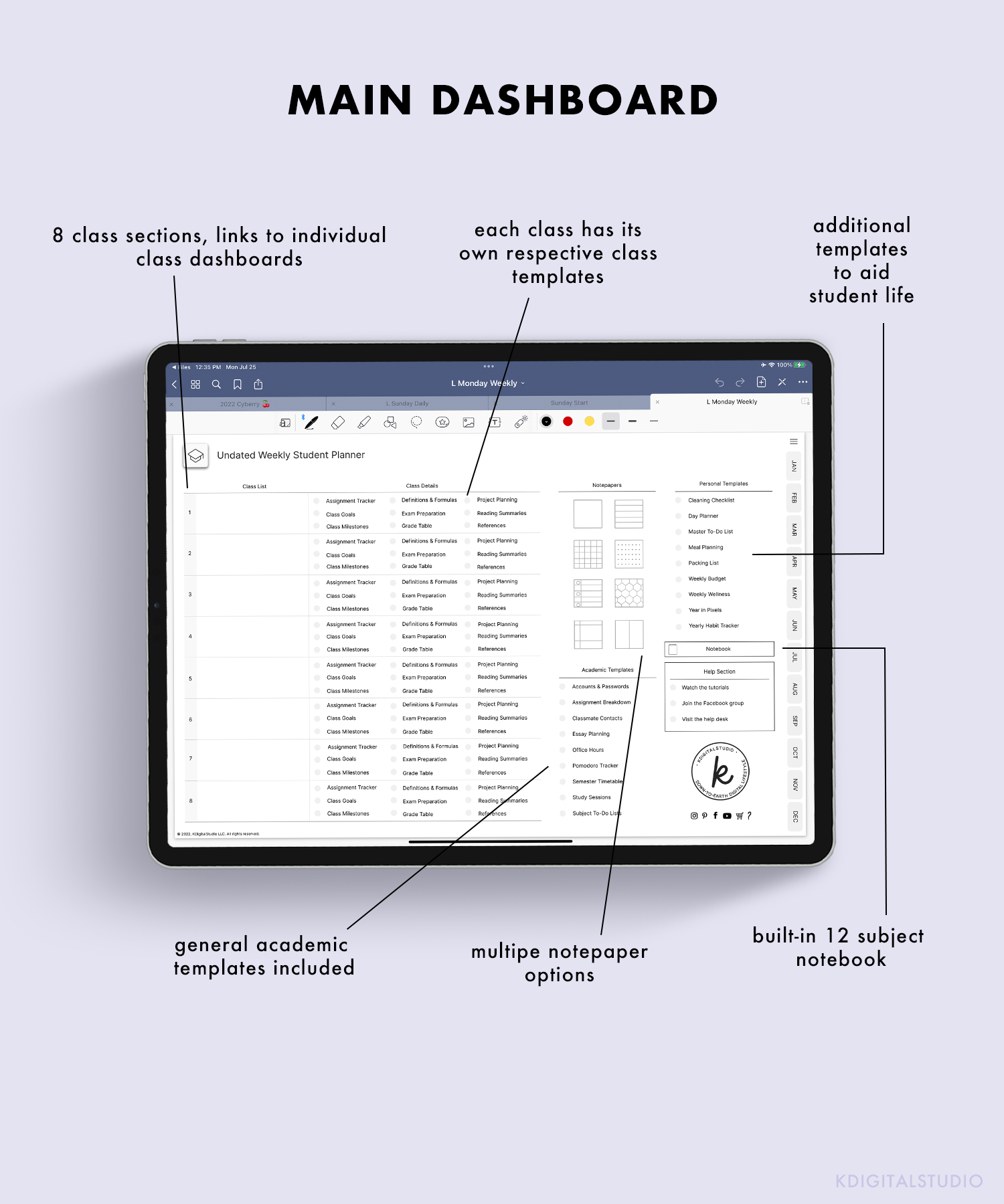 beginner planner kit – Danidigitalstudio