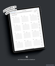 Planificador digital diario para profesores sin fecha